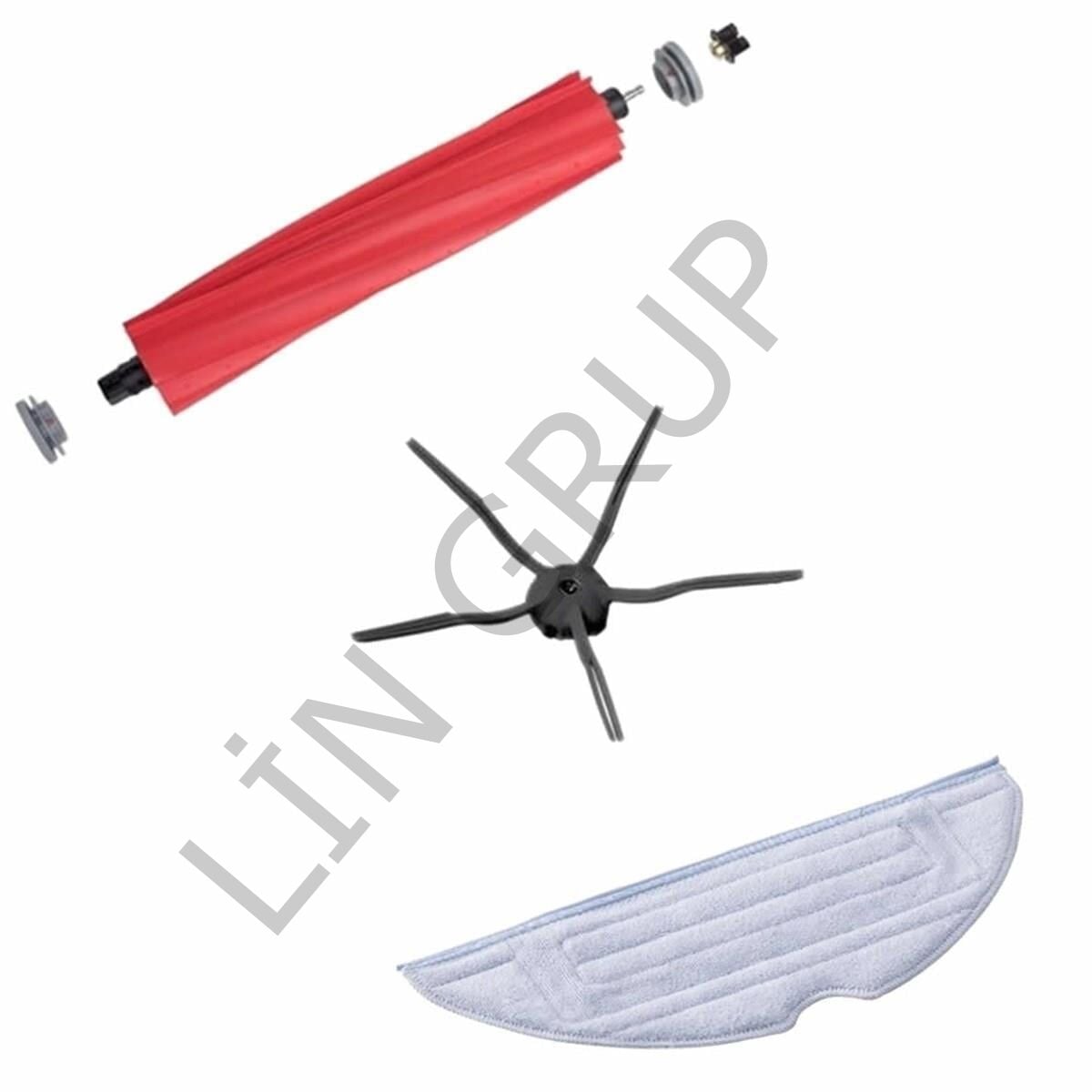 Roborock S7 Plus Robot Süpürge Uyumlu 3'lü -Yedek Parça Seti