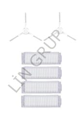 Xiaomi Mop Pro (STYTJ02YM) Robot Süpürge Uyumlu 6'lı Yedek Parça Seti