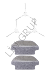 Xiaomi Vacuum Mop 2S  Robot Süpürge Uyumlu 5'li Yedek Parça Seti