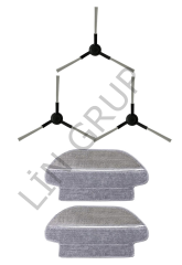 Xiaomi Vacuum Mop 2S  Robot Süpürge Uyumlu 5'li Yedek Parça Seti