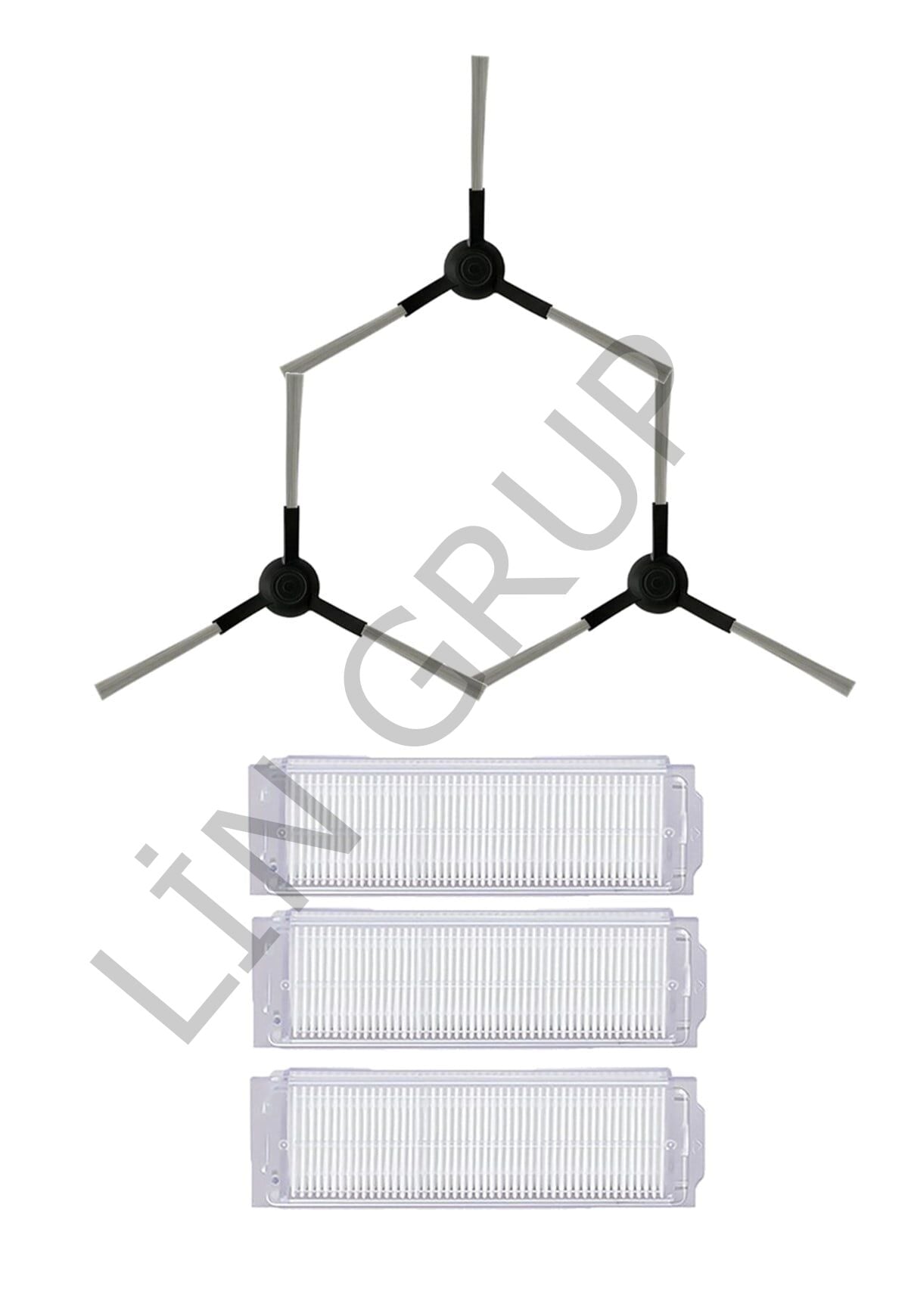 Xiaomi Mop Pro (STYTJ02YM) Robot Süpürge Uyumlu 6'lı Yedek Parça Seti