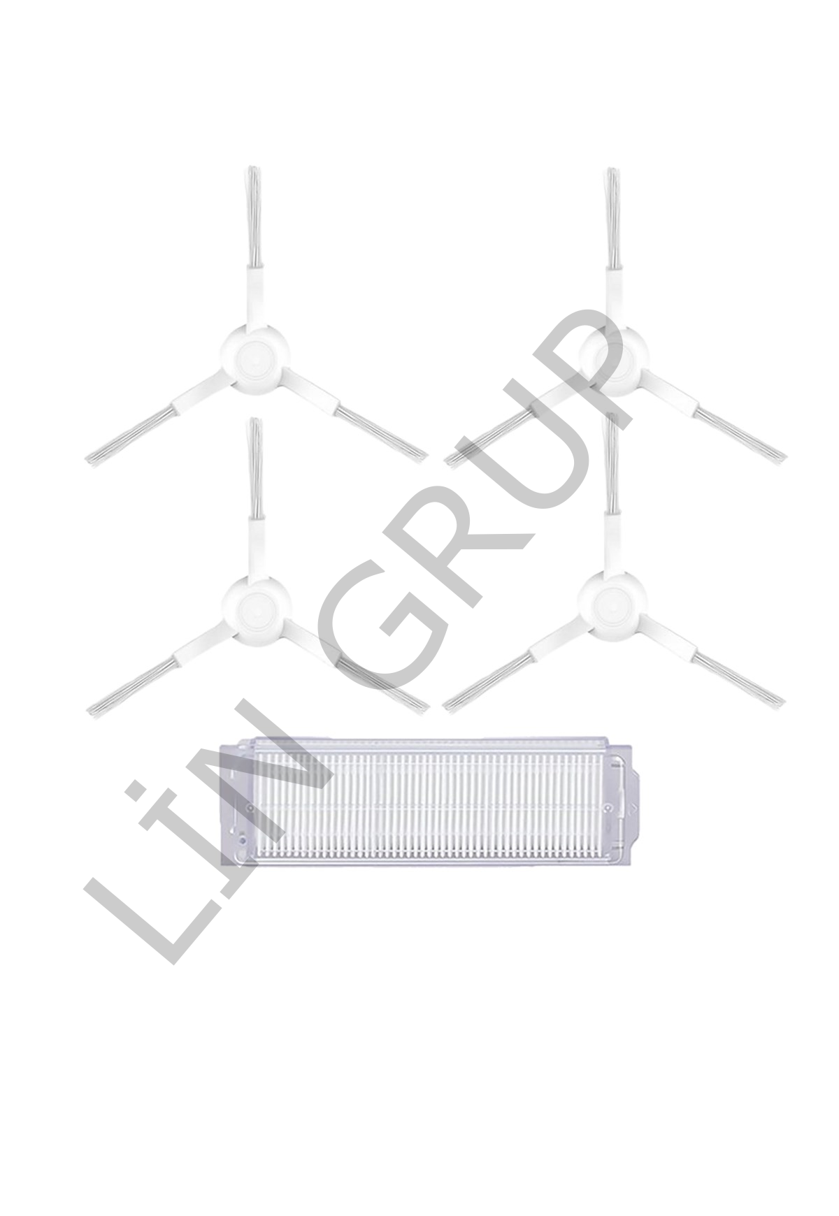 Xiaomi Vacuum Mop 2S  Robot Süpürge Uyumlu 5'li Yedek Parça Seti