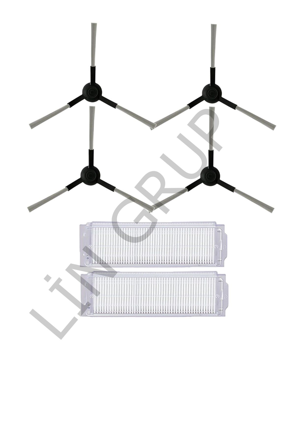 Xiaomi Mop Pro (STYTJ02YM) Robot Süpürge Uyumlu 6'lı Yedek Parça Seti
