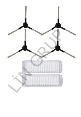 Xiaomi Mop Pro (STYTJ02YM) Robot Süpürge Uyumlu 6'lı Yedek Parça Seti