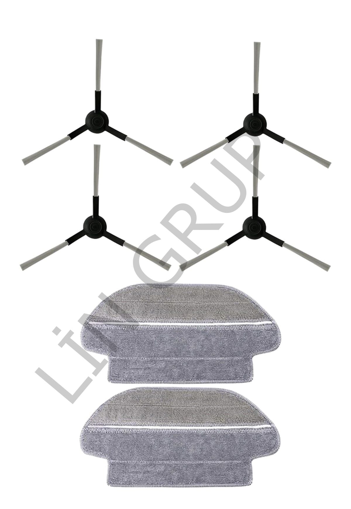 Xiaomi Mop Pro (STYTJ02YM) Robot Süpürge Uyumlu 6'lı Yedek Parça Seti