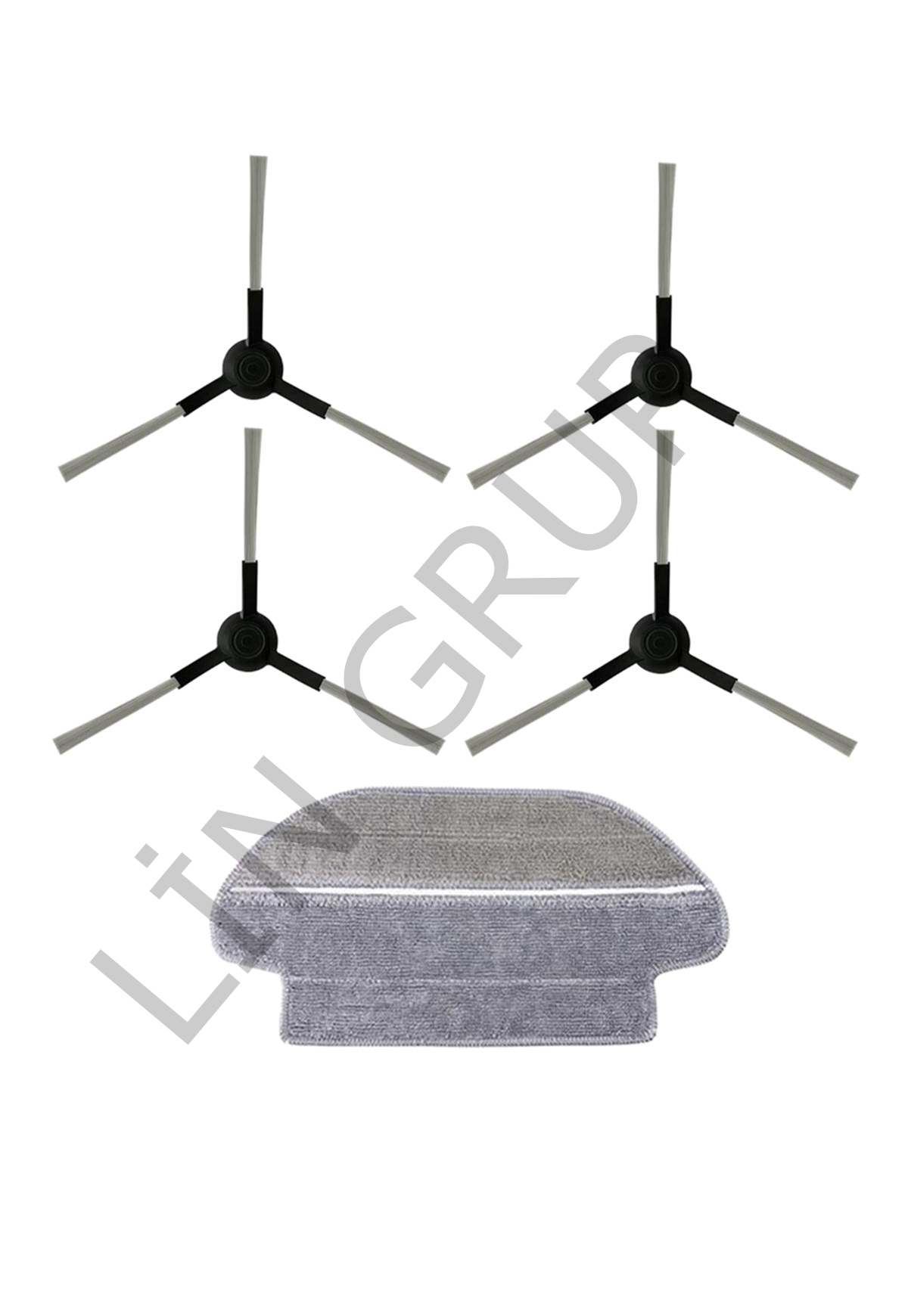 Xiaomi Vacuum Mop 2S  Robot Süpürge Uyumlu 5'li Yedek Parça Seti