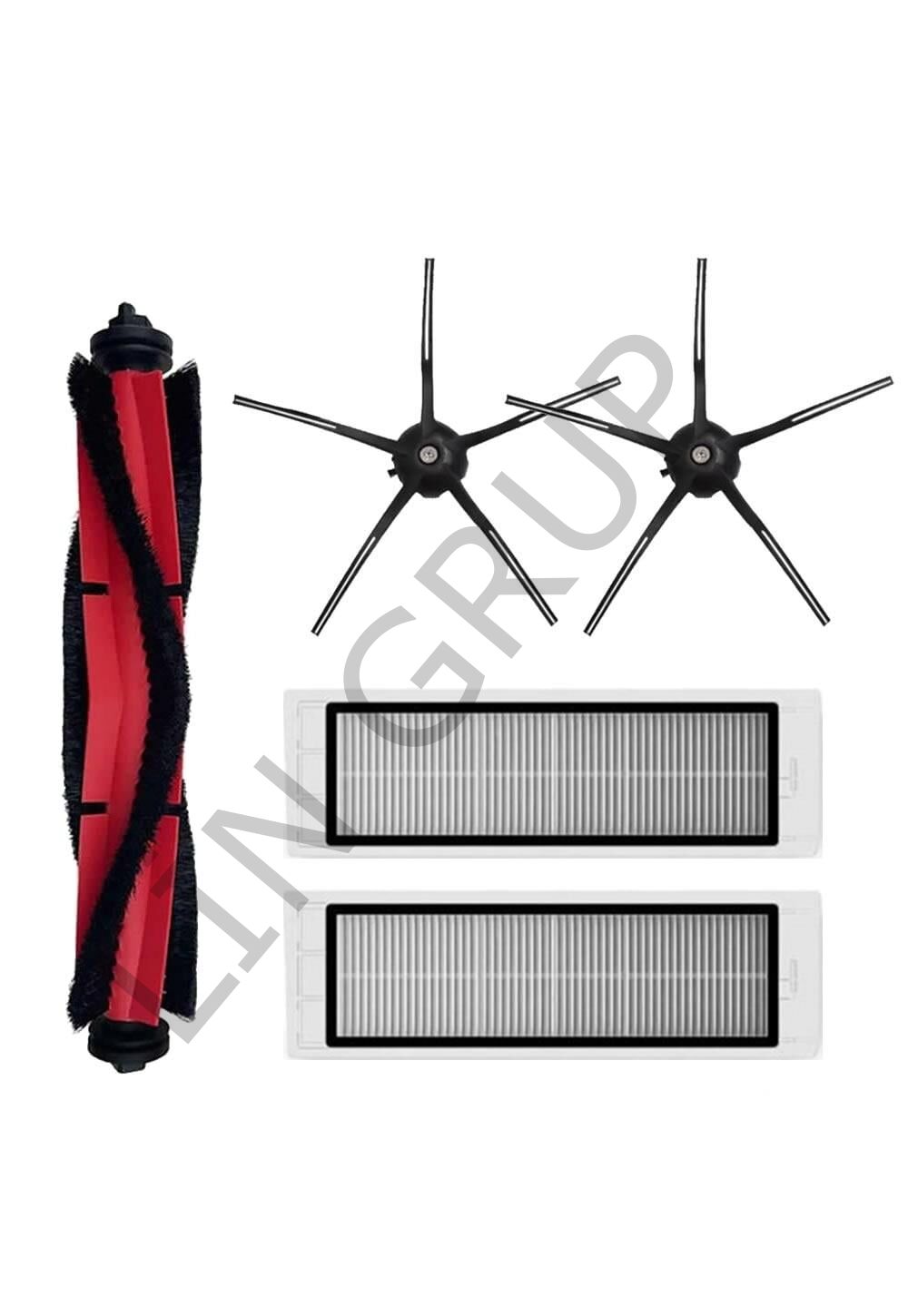 Roborock Q5 Robot Süpürge Uyumlu 5'li Yedek Parça Seti