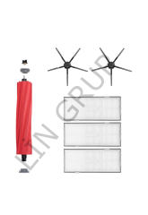 Roborock S7 Plus Robot Süpürge Uyumlu 6'lı Yedek Parça Seti