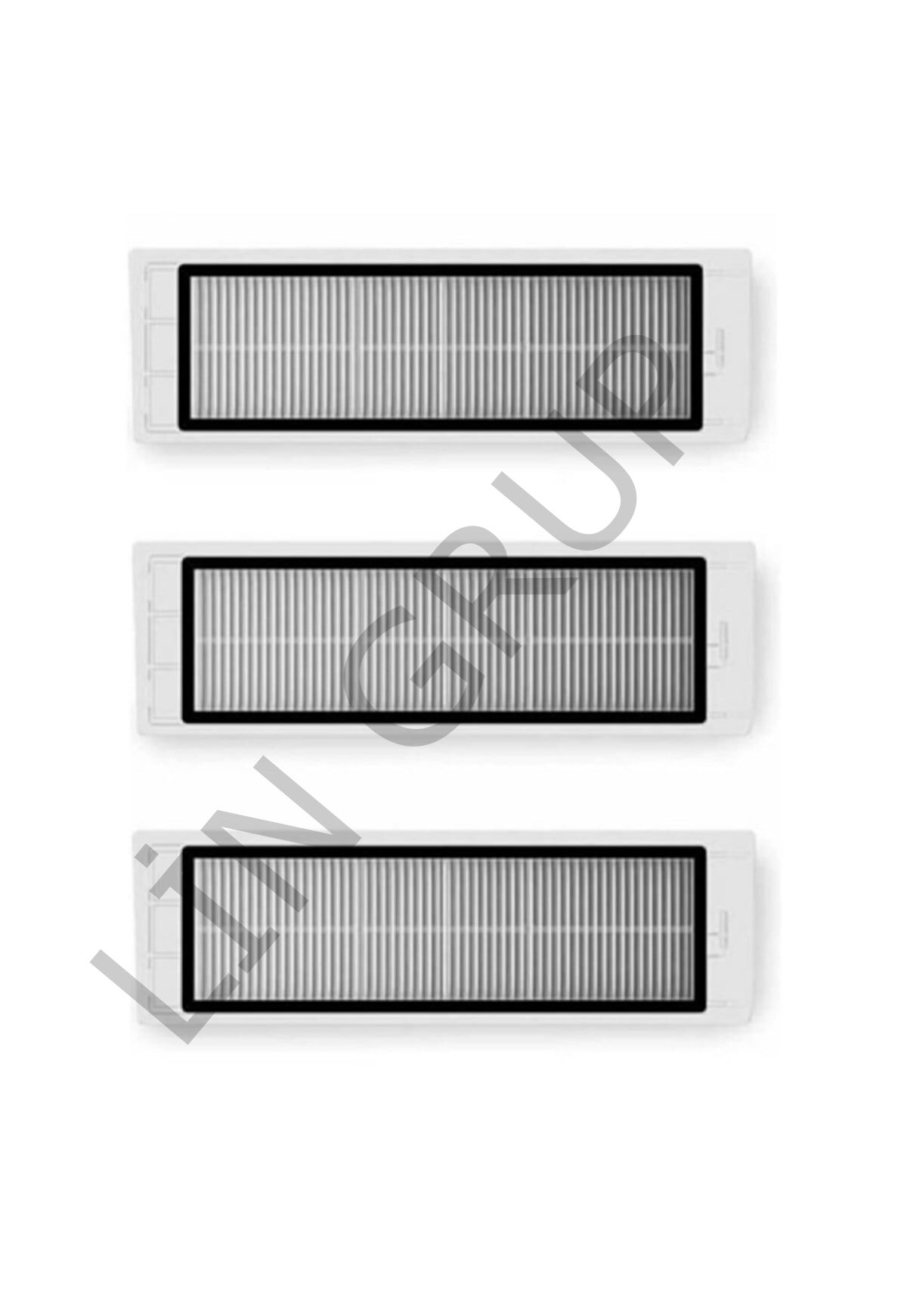 Roborock S5 Max Robot Süpürge Uyumlu 3'lü Hepa Filtre - Yedek Parça Seti