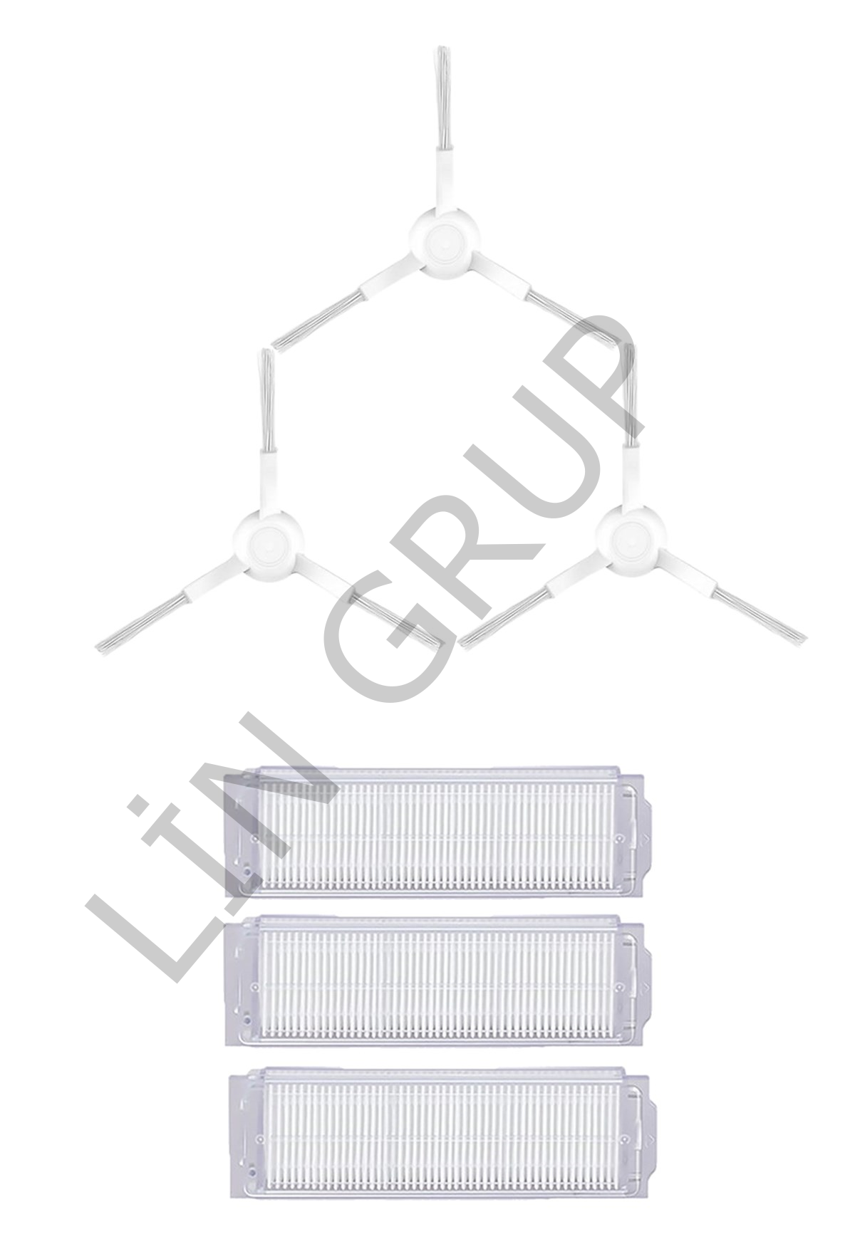 Xiaomi Vacuum Mop 2S  Robot Süpürge Uyumlu 6'lı Yedek Parça Seti