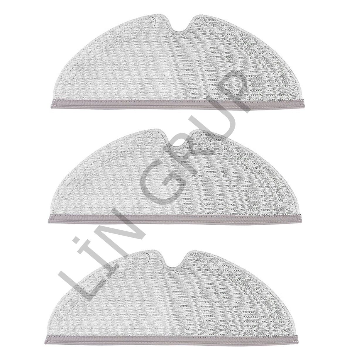 Roborock S5 Max Robot Süpürge Uyumlu 3'lü Mop Bezi