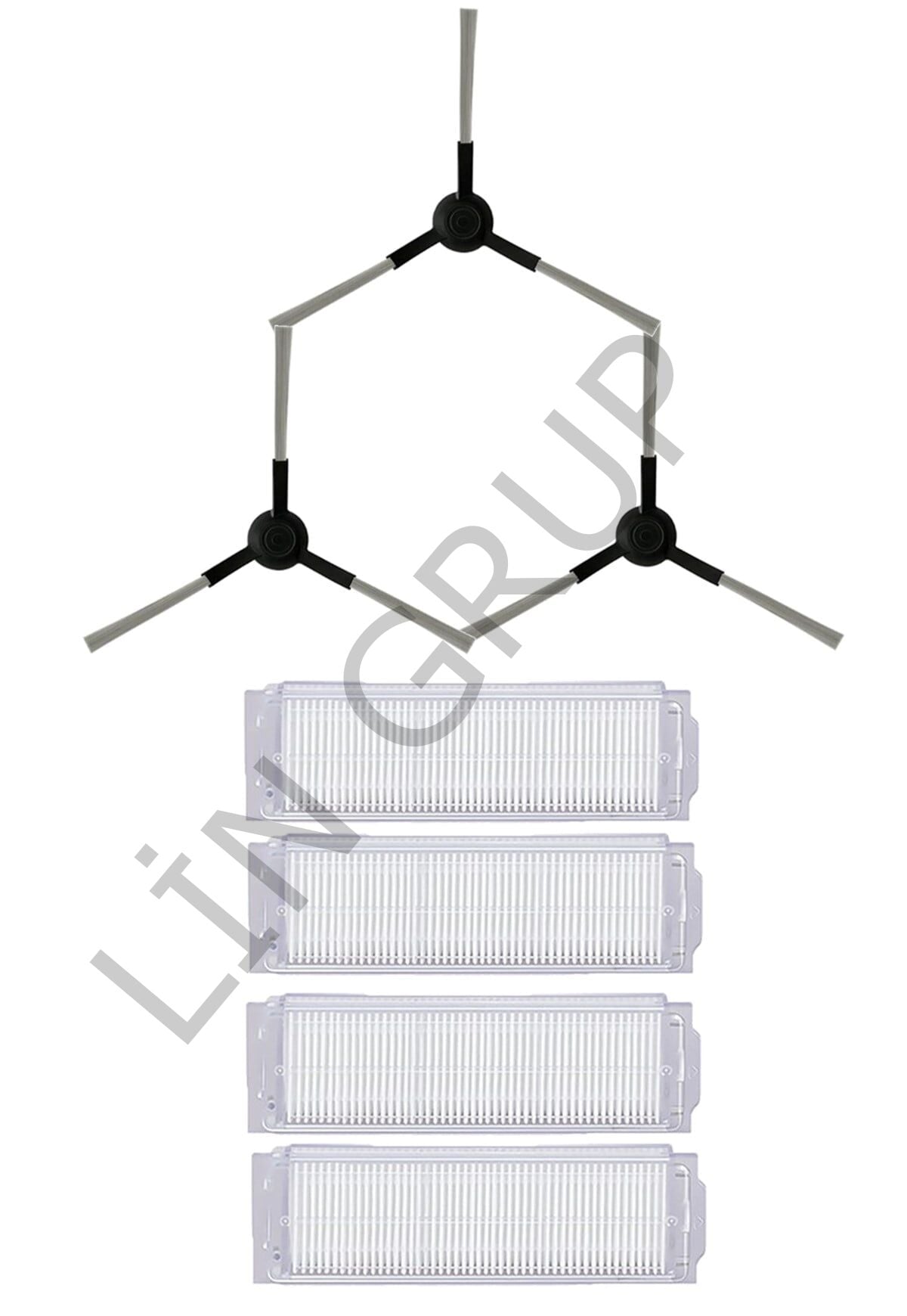Xiaomi Mop Pro (STYTJ02YM) Robot Süpürge Uyumlu 7'li Yedek Parça Seti