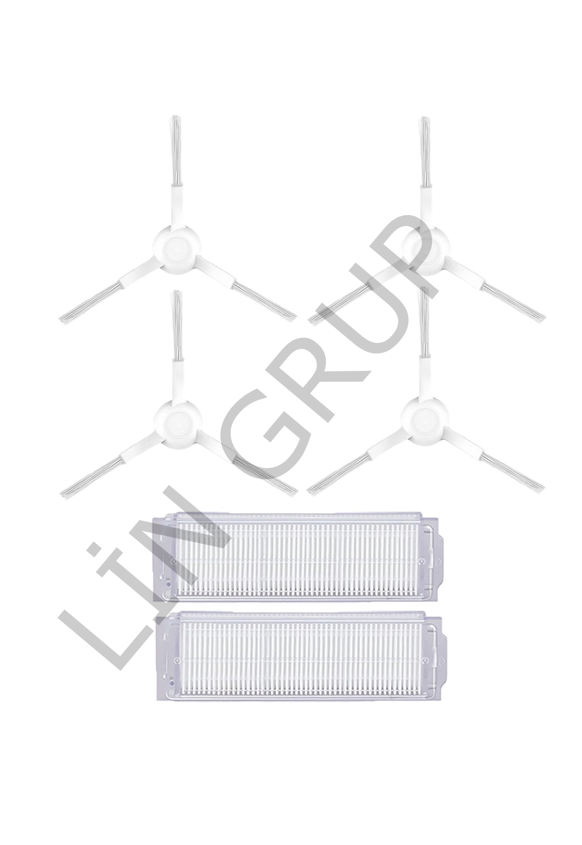 Xiaomi Vacuum Mop 2S  Robot Süpürge Uyumlu 6'lı Yedek Parça Seti