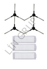 Xiaomi Mop Pro (STYTJ02YM) Robot Süpürge Uyumlu 7'li Yedek Parça Seti