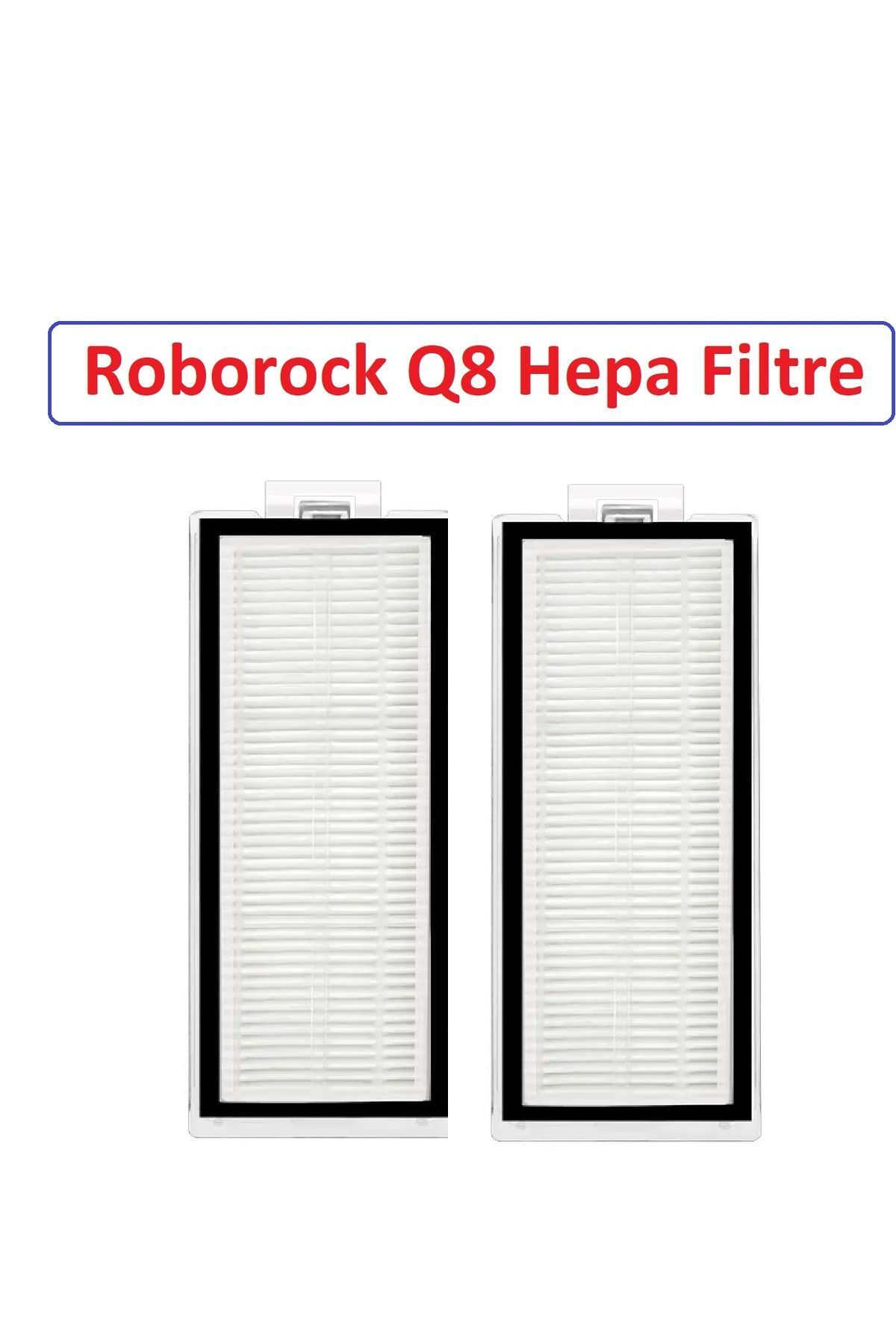 Roborock Q8 Max Plus Uyumlu Hepa Filtre Kutuda 2 adet