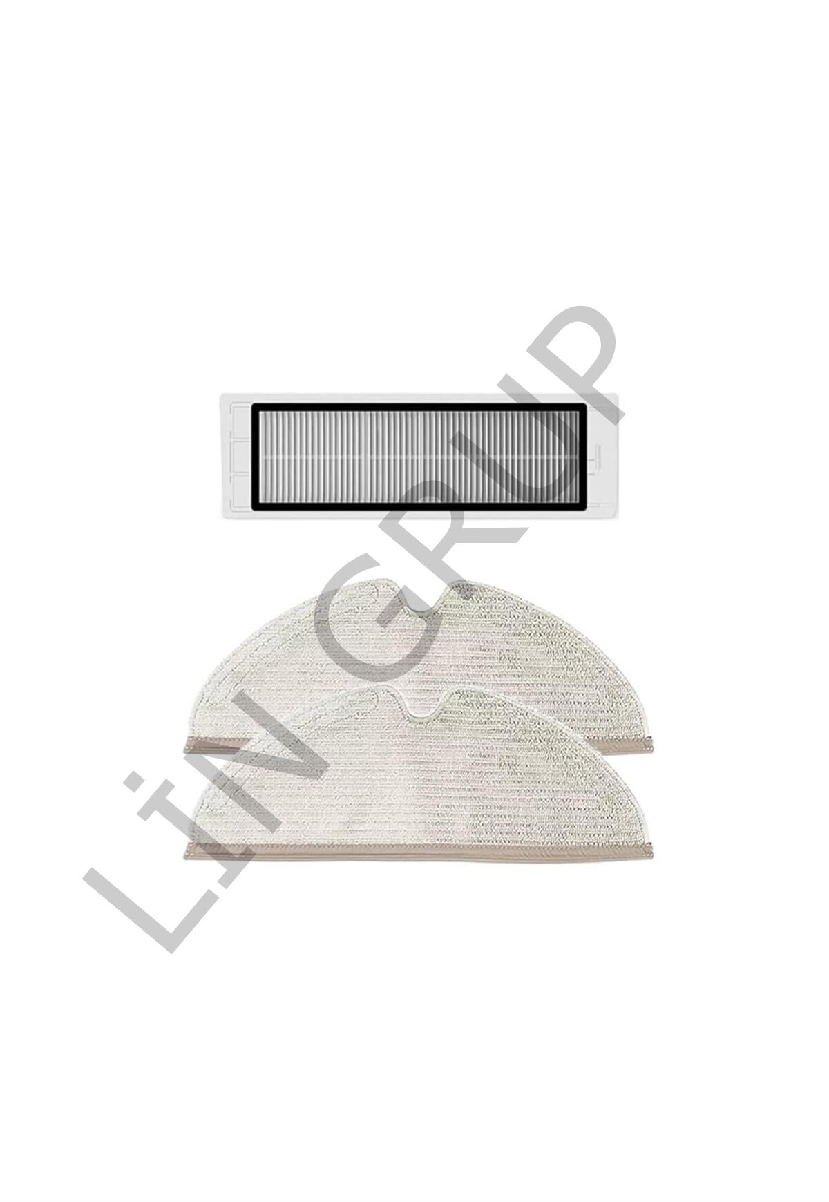 Roborock S5 Max Robot Süpürge Uyumlu 3'lü Yedek Parça Seti