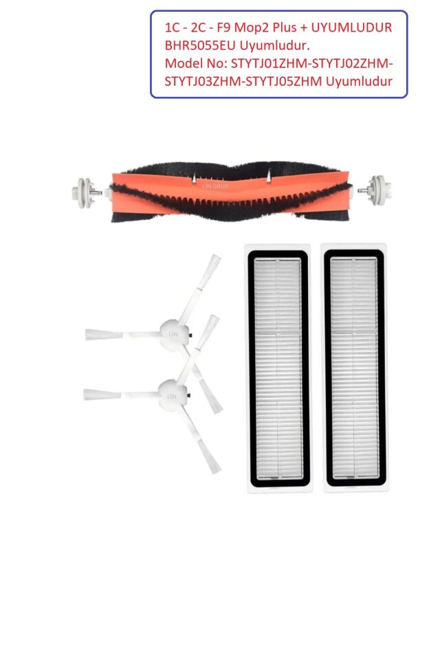 XIAOMI Vacuum Mop 2C Uyumlu Yedek Parçaları - XIAOMI Vacuum Mop Robot Süpürge 2C model stytj03zhm Uyumlu Yedek Parçaları