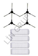 Xiaomi Mop Pro (STYTJ02YM) Robot Süpürge Uyumlu 8'li Yedek Parça Seti