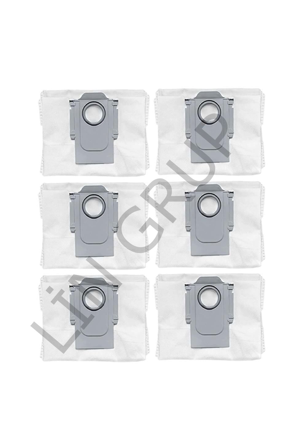 Roborock Q8 Max Robot Süpürge Uyumlu 6'lı Toz Torbası