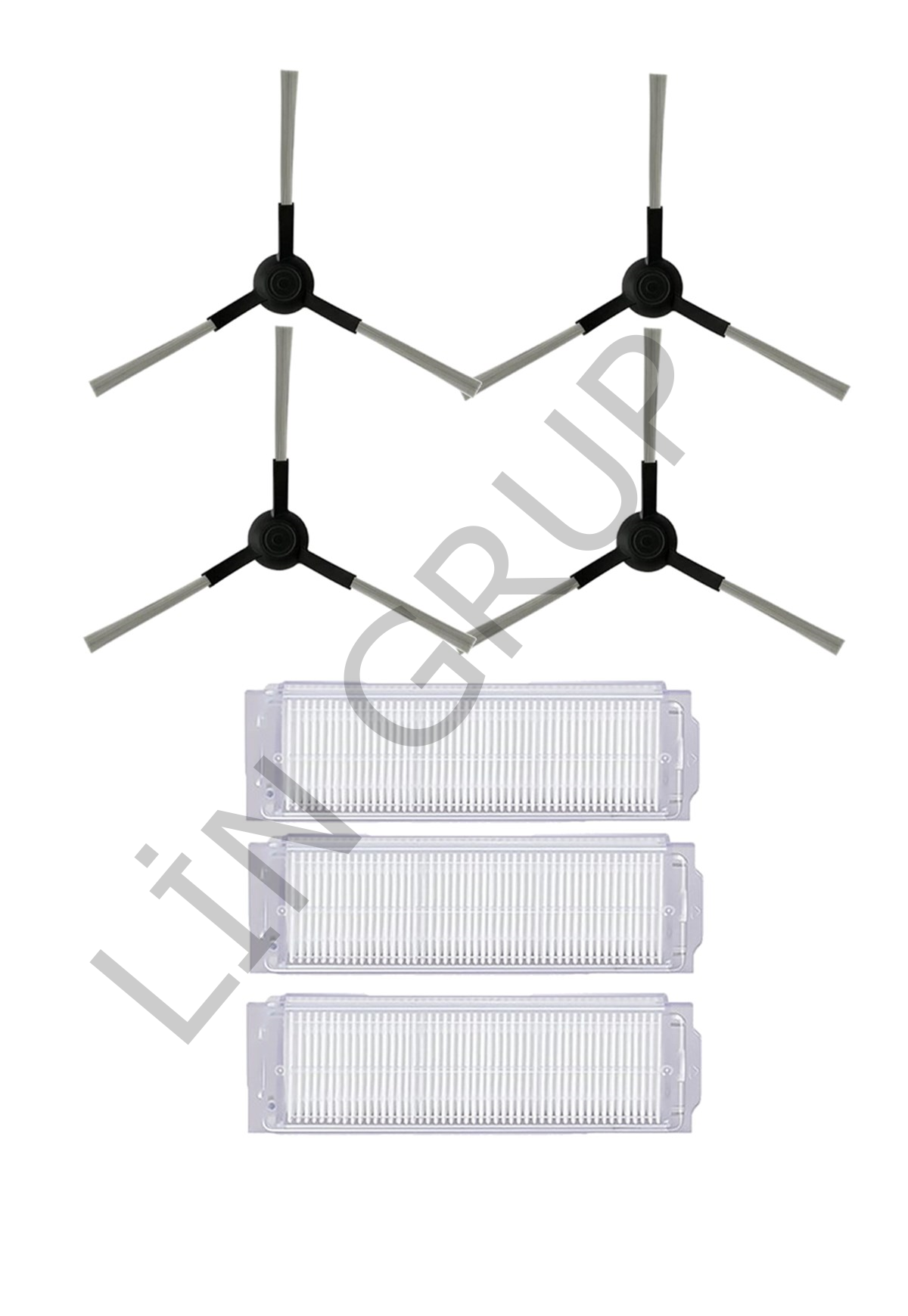 Xiaomi Vacuum Mop 2S  Robot Süpürge Uyumlu 7'li Yedek Parça Seti
