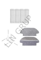 Xiaomi Vacuum Mop 2S  Robot Süpürge Uyumlu 8'li Yedek Parça Seti