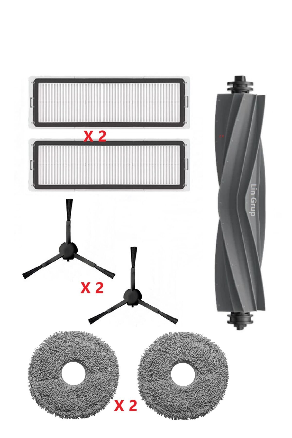 Dreame L10S Pro RLS6L modeli uyumlu yedek parçaları
