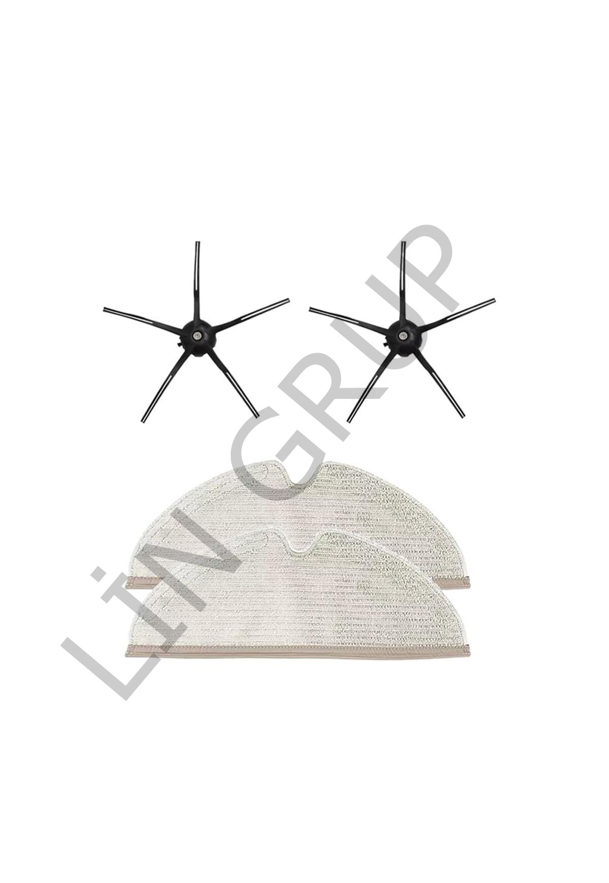 Roborock S5 Max Robot Süpürge Uyumlu 3'lü Yedek Parça Setiv