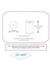 XIAOMI Air Purifier 4 Pro Uyumlu Yedek Hava Temizleme Filtresi
