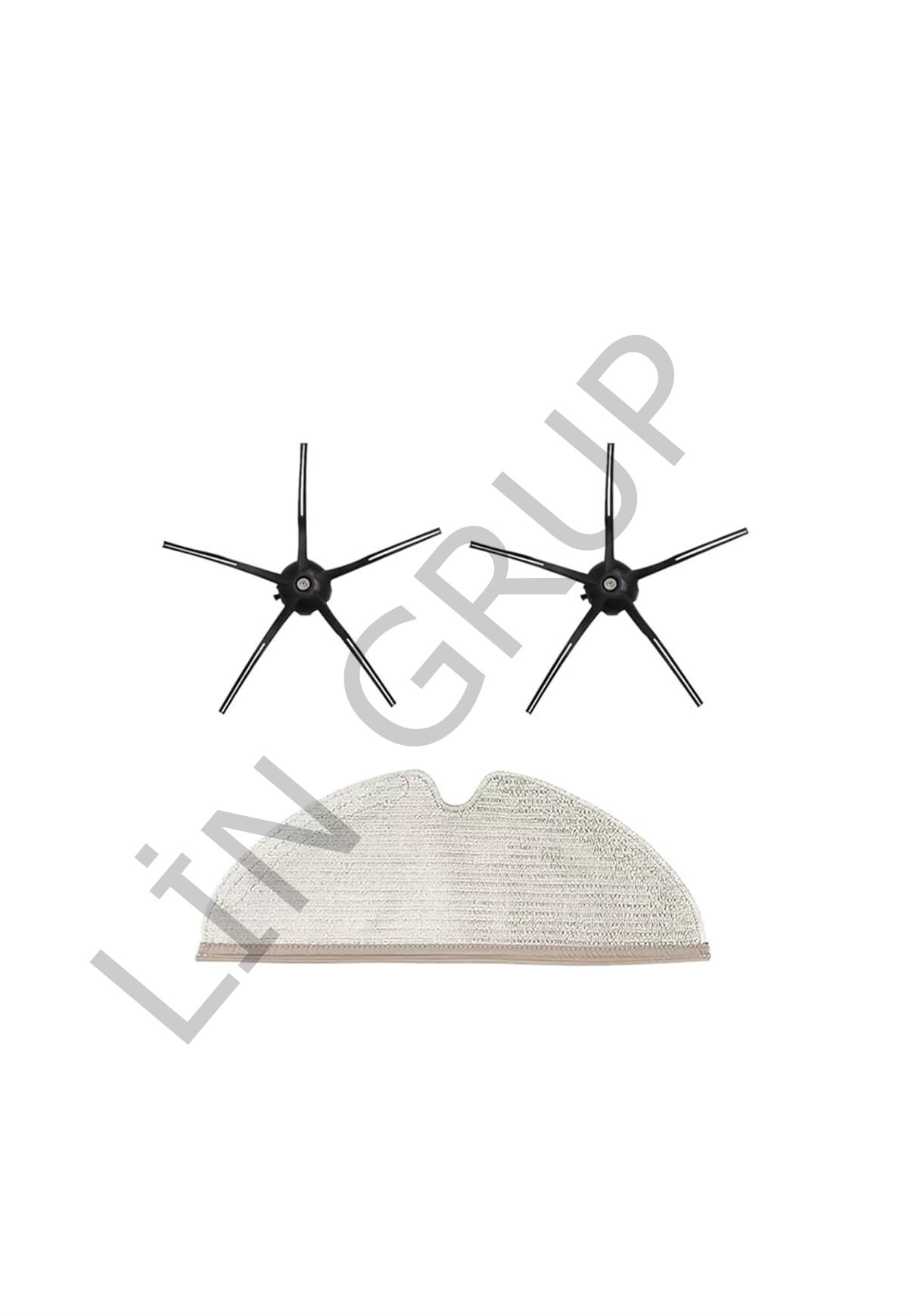 Roborock S5 Max Robot Süpürge Uyumlu 3'lü Yedek Parça Seti