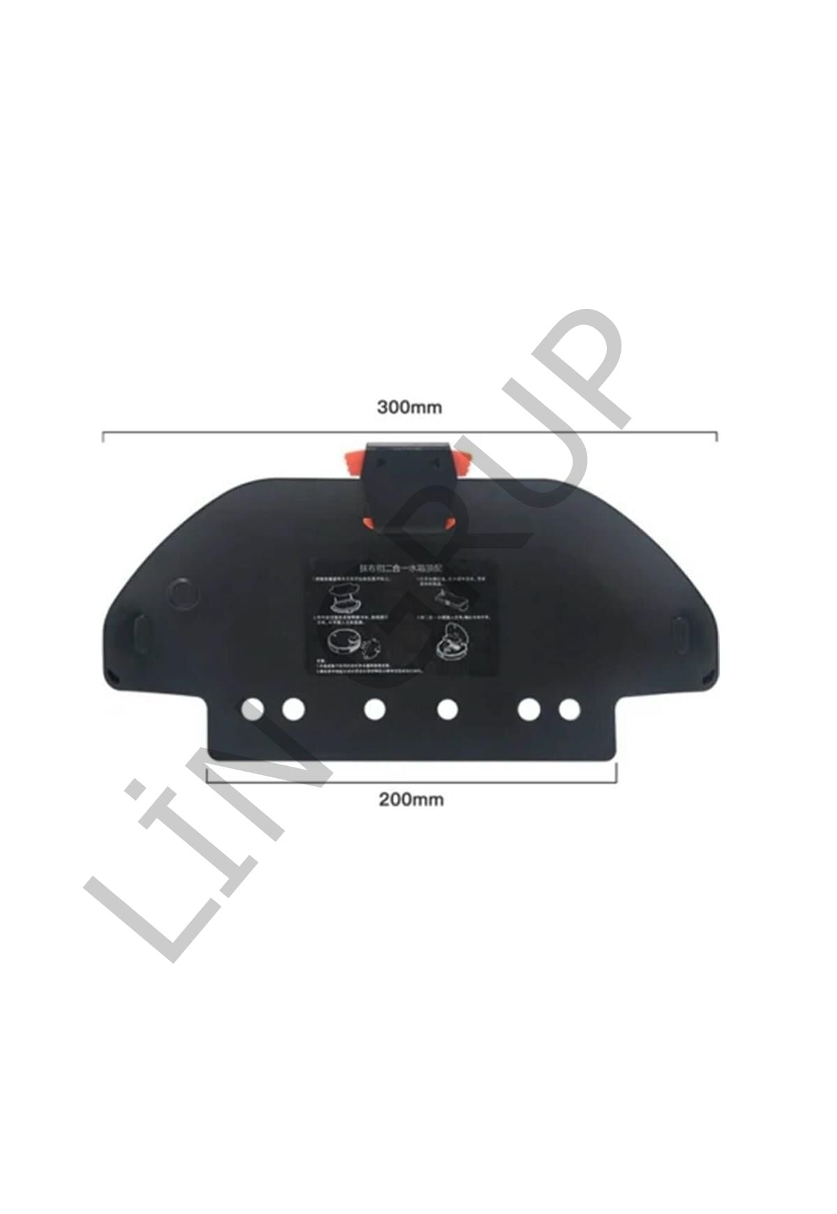 Xiaomi Vacuum Mop 2S  Robot Süpürge Uyumlu - Siyah Mop Bezi Tutucu