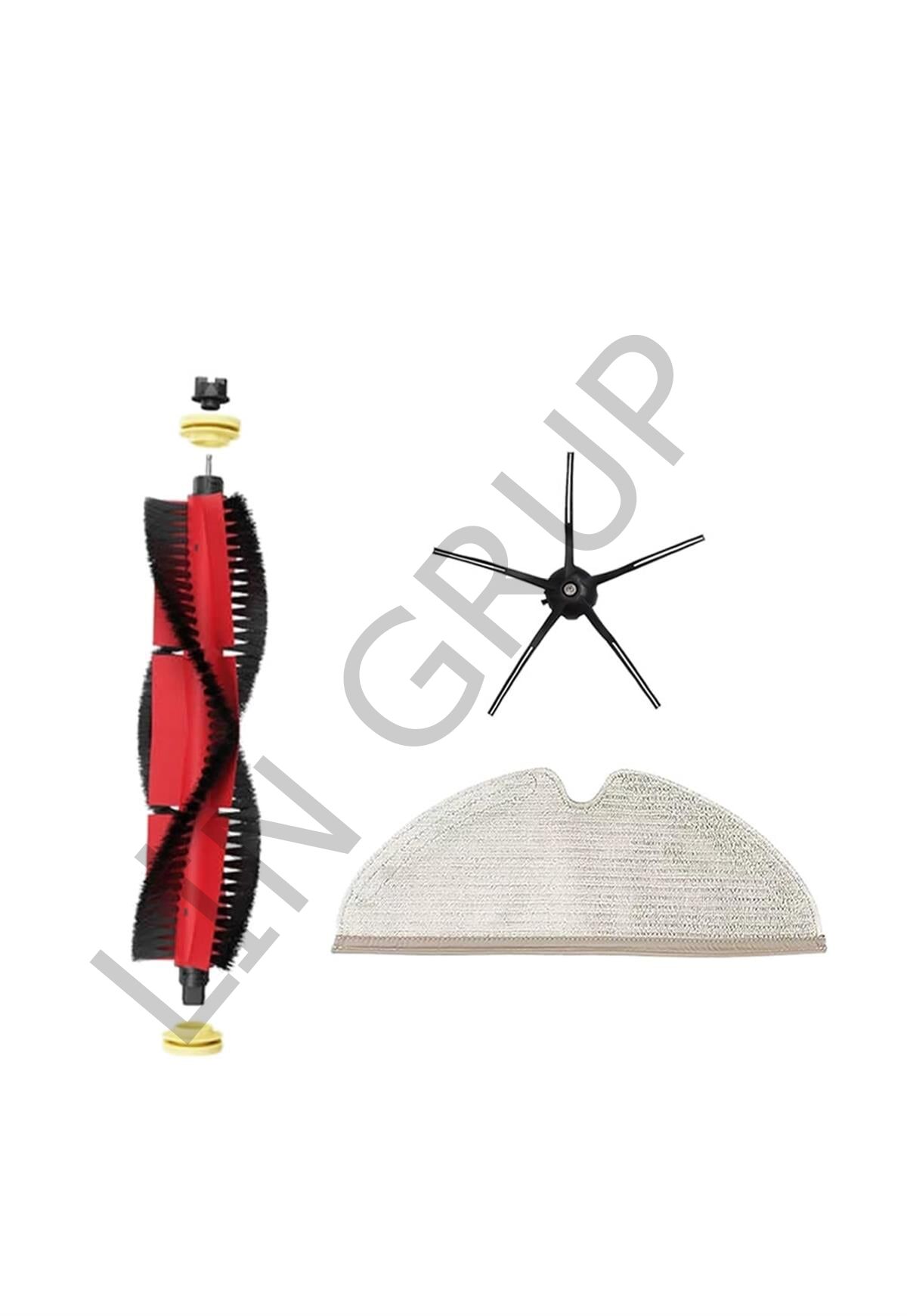 Roborock S5 Max Robot Süpürge Uyumlu 3'lü Yedek Parça Seti