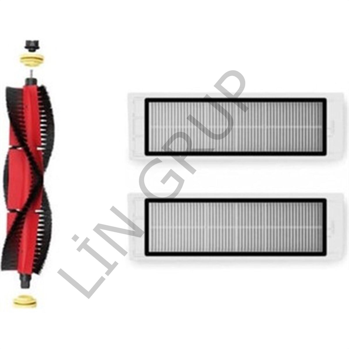 Roborock S5 MAX Robot Süpürge Uyumlu 3'lü Yedek Parça Seti