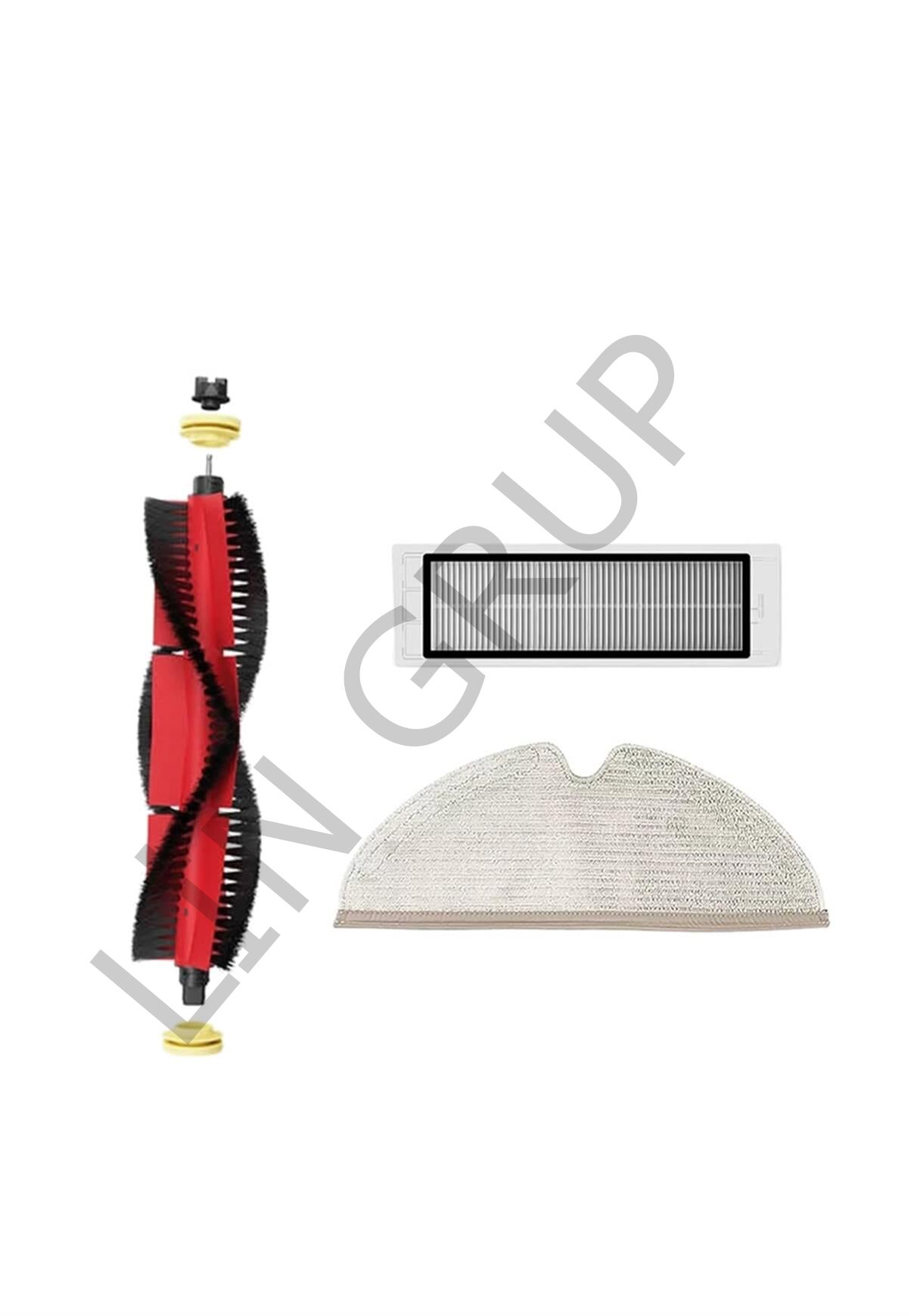 Roborock S5 Max Robot Süpürge Uyumlu 3'lü Yedek Parça Seti