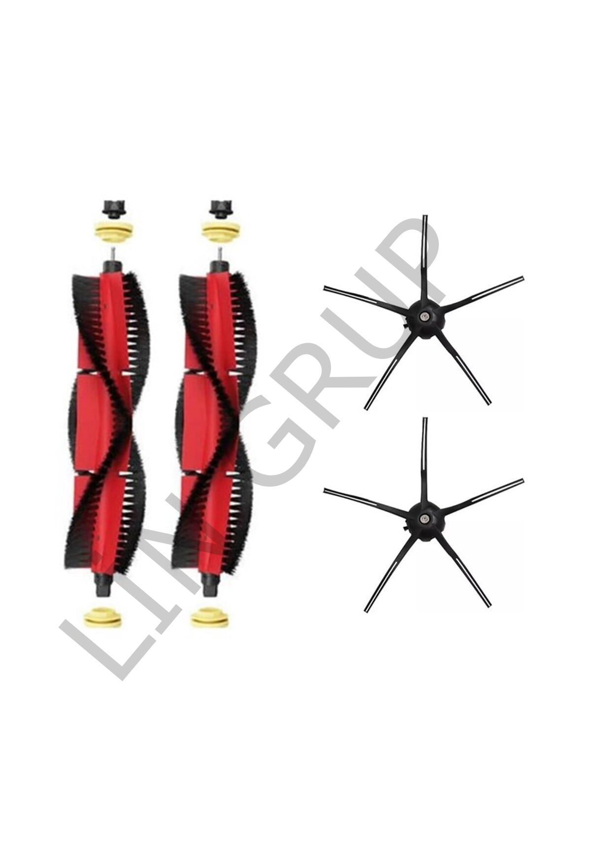 Roborock S5 Max Robot Süpürge Uyumlu 4'lü Yedek Parça Seti