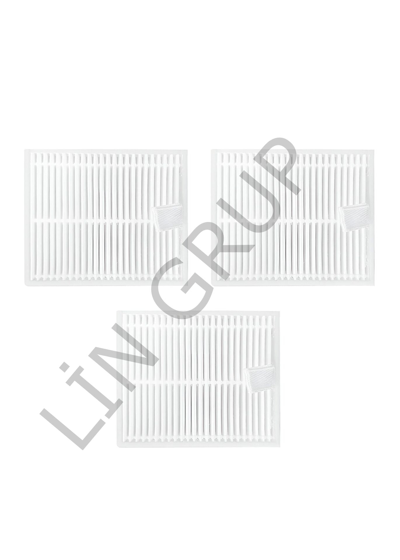 Xiaomi E10 Robot Süpürge Uyumlu 3'lü Hepa Filtre - Yedek Parça Seti