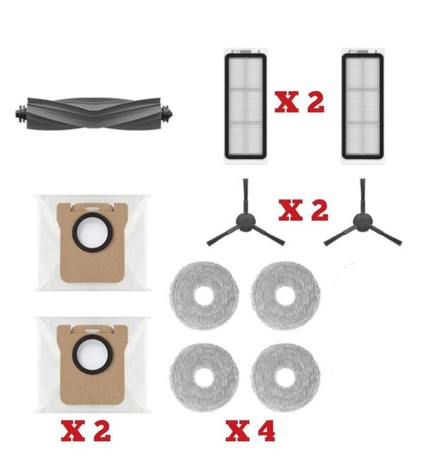 Arçelik Imperium® Robo 4.0 RS 9551 Robot Süpürge uyumlu yedek parça seti