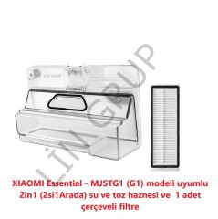 Umie LS5 Robot Süpürge Uyumlu Su ve Toz haznesi 2in1