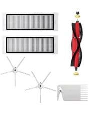 Roborock S5 Max -S6 Maxv Uyumlu Yedek Parçaları Filtre Fırça BEYAZSET