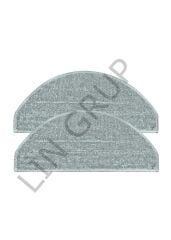 Xiaomi E10 Robot Süpürge Uyumlu 2'li Mop Bezi-Yedek Parça