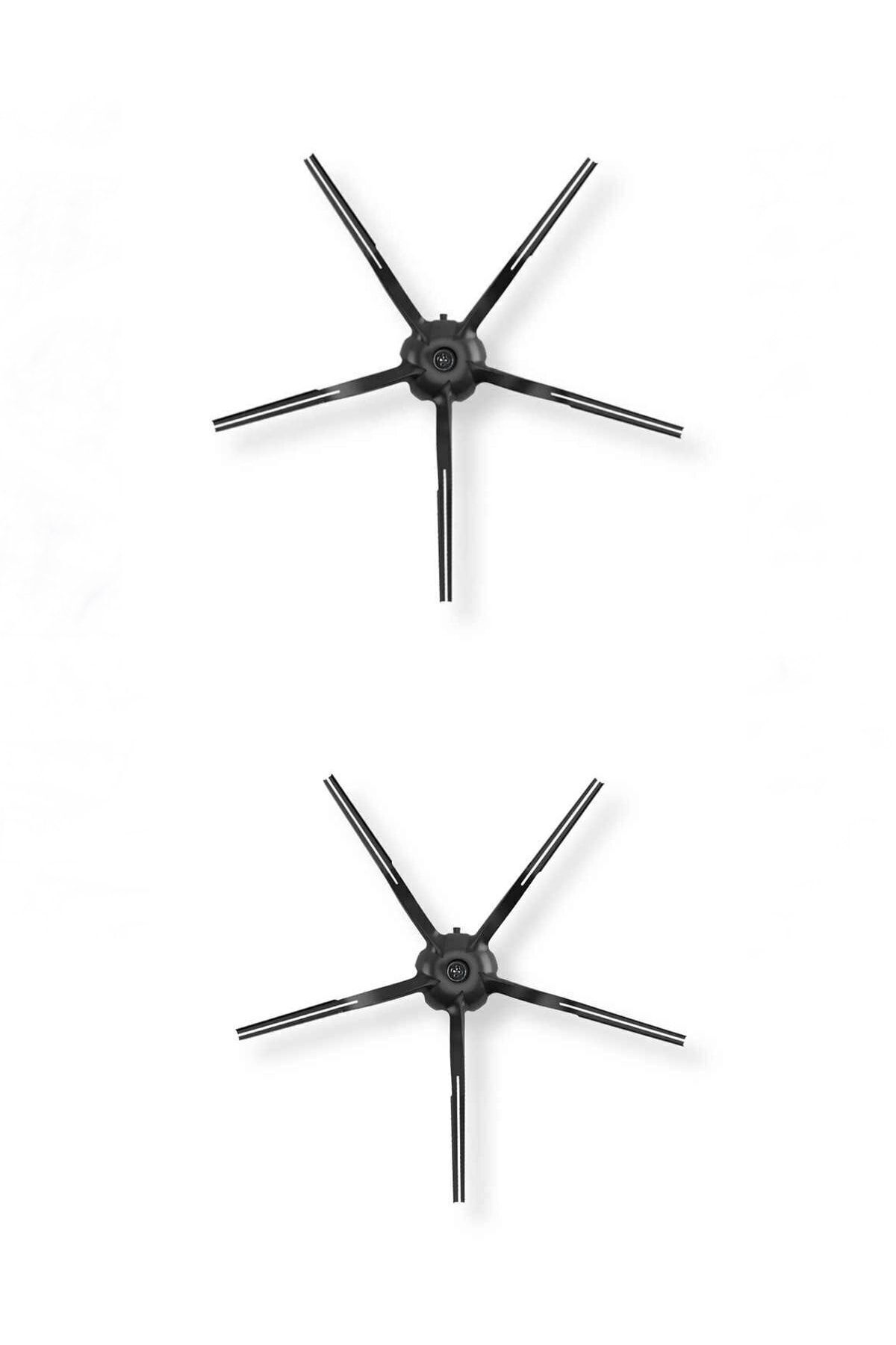 Roborock S6 Maxv / S5 Max / S6pure 2li Yan Fırça (siyah)
