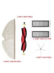 Roborock S5 Max -S6 Maxv Uyumlu Yedek Parçaları Filtre Fırça SET03