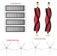 Roborock S5 Max -S6 Maxv Uyumlu Yedek Parçaları Filtre Fırça SET04