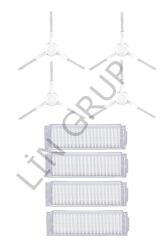 Xiaomi Mop P (STYTJ02YM) Robot Süpürge Uyumlu 8'li Yedek Parça Seti