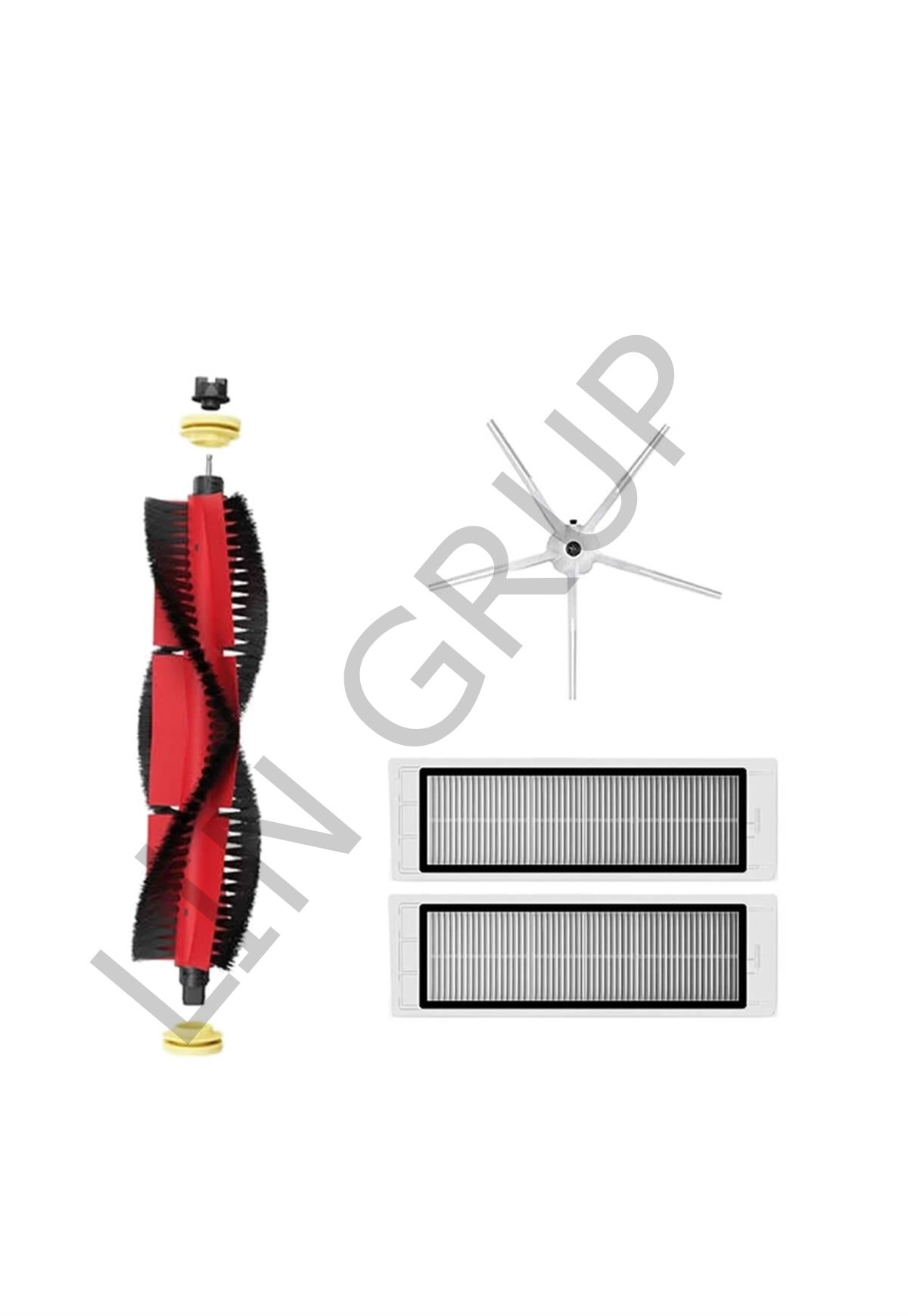 Roborock S5 Max Robot Süpürge Uyumlu 4'lü Yedek Parça Seti