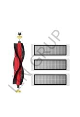 Roborock S5 Max Robot Süpürge Uyumlu 4'lü Yedek Parça Seti