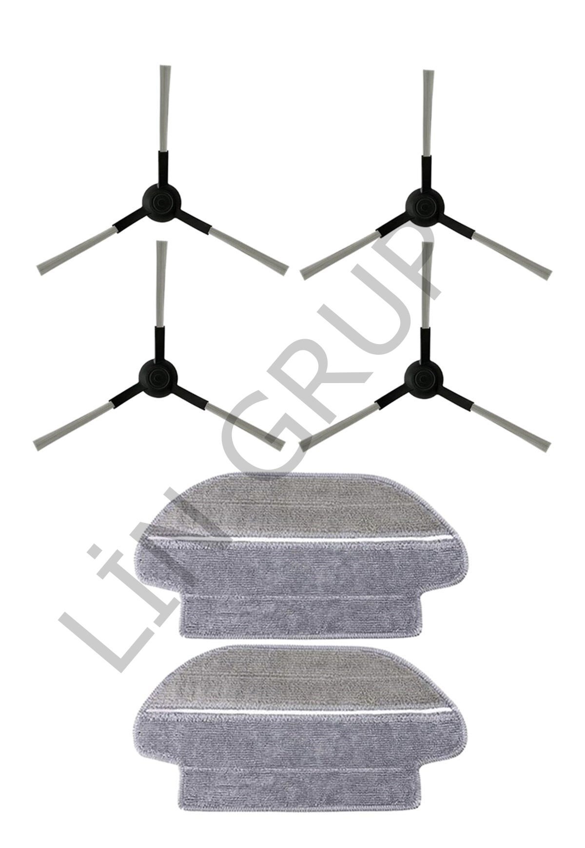 Xiaomi Mop P (STYTJ02YM) Robot Süpürge Uyumlu 6'lı Yedek Parça Seti