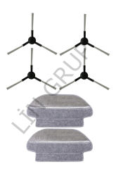 Xiaomi Mop P (STYTJ02YM) Robot Süpürge Uyumlu 6'lı Yedek Parça Seti