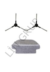 Xiaomi Mop P (STYTJ02YM) Robot Süpürge Uyumlu 3'lü Yedek Parça Seti