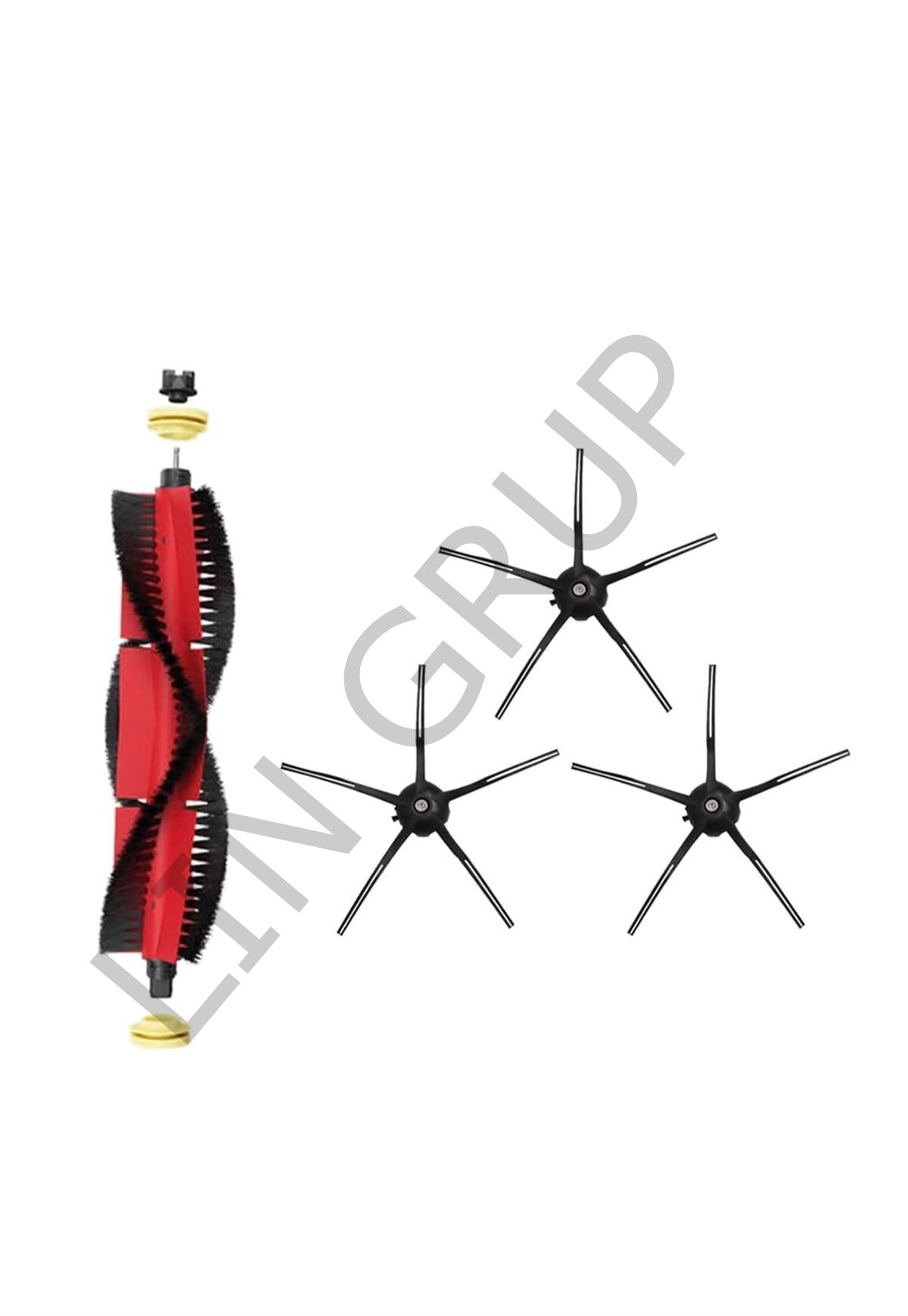 Roborock S5 Max Robot Süpürge Uyumlu 4'lü Yedek Parça Seti