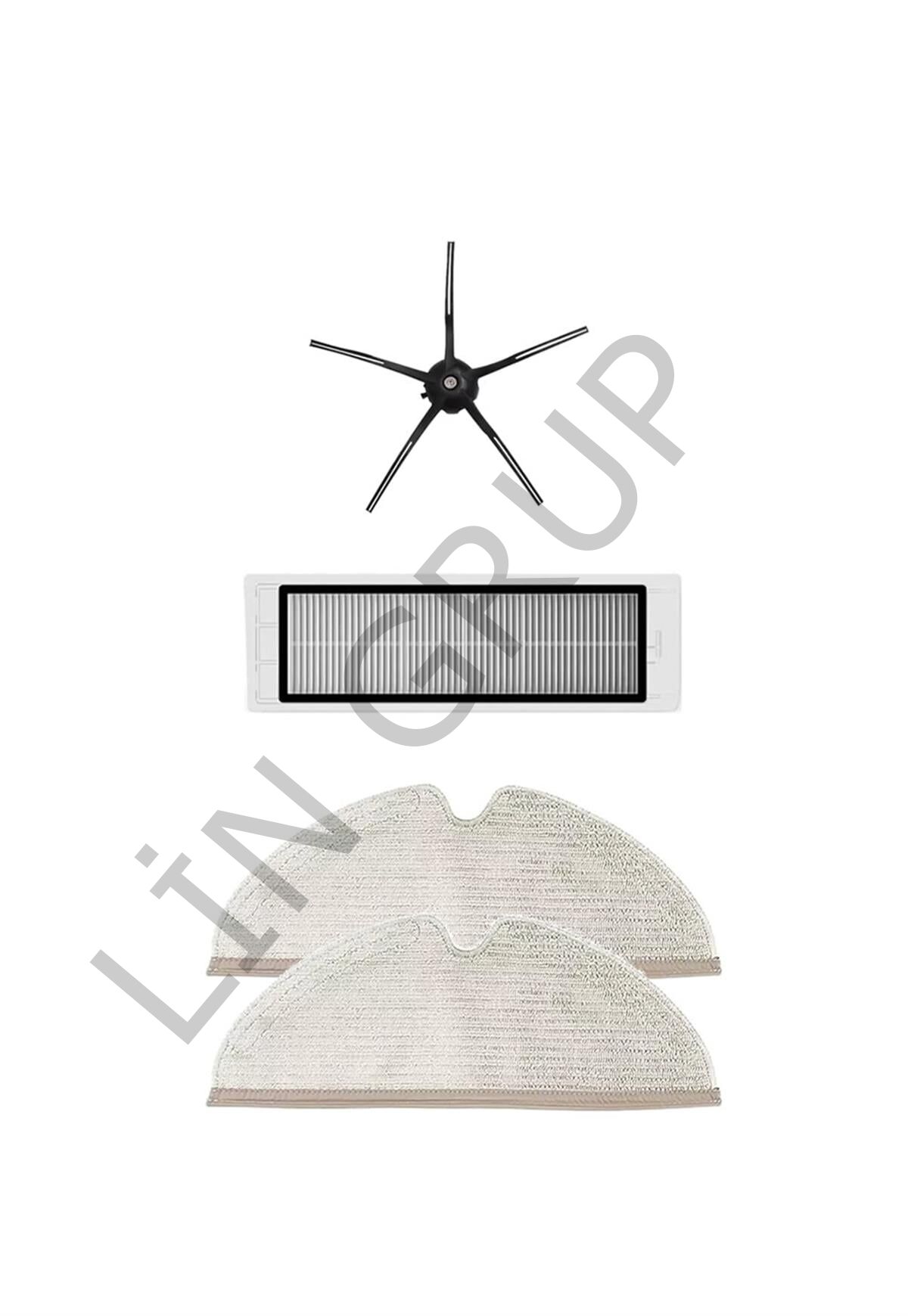 Roborock S5 Max Robot Süpürge Uyumlu 4'lü Yedek Parça Seti